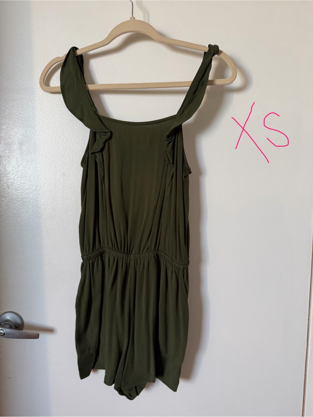 Olive Green One-Piece Romper